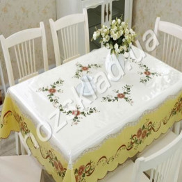 Клеенка ПВХ в рулоне силикон 140x180см 20шт/рул (цена за рулон)