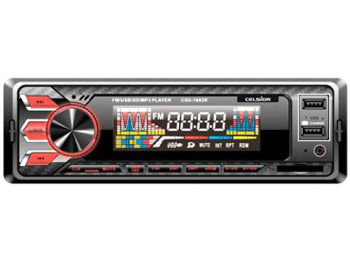 Проигрыватель бездисковый Celsior CSW-1803R (2 USB, MP3/SD/USB/FM)