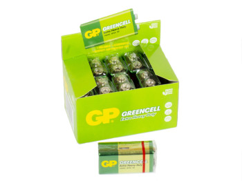 Батарейка сольова GP Greencell 1604G 6F22 9V (ціна за спайку 1шт) 4891199002205