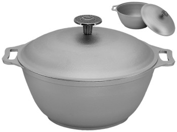 Казан кухонний Prolis з литими ручками та кришкою 2,5л 10874/К-002,5