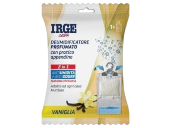 Поглинач Irge запаху та вологи, підвісний пакет, аромат ваніль, 500 мл
