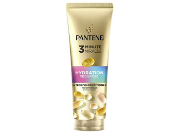 Бальзам-ополіскувач Pantene Pro-V 3 Minute Miracle, відновлення та зволоження, 220мл