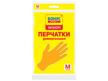 Рукавички гумові Бонус, універсальні, M