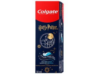 Дитяча зубна паста Colgate Harry Potter, змінює колір на синій, 6-9 років, 50 мл