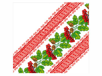 Салфетка La Fleur Символы Украины 33х33см 2 слоя 16шт