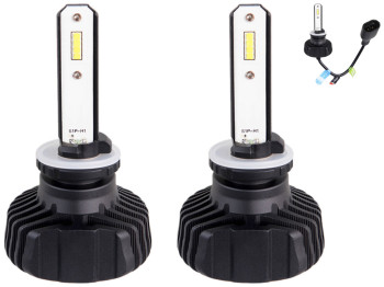 Лампы PULSO S1 PLUS/H27-880/881 LED-чипы CSP, 9-32v,2х20w, 4500Lm, 6000K
