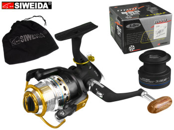 Котушка Siweida "Reel 3,0FM" 6+1bb металева шпуля з додатковою пластиковою шпулею
