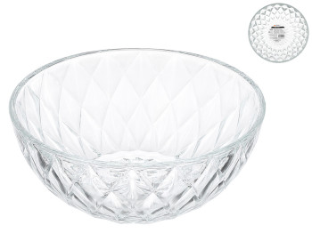 Салатник Family Cristal, стекло, 15×6см, прозрачный