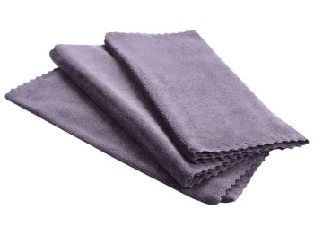 Рушники Soho Velur Dark, 35×75 см, мікрофібра 280 г/м², 3 штуки, колір темно-бузковий