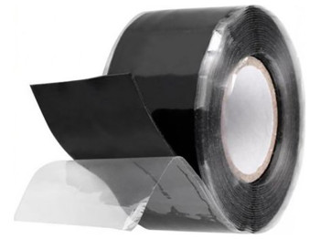 Ізоляційна стрічка герметична термостійка Stenson чорна 2,5смх30м