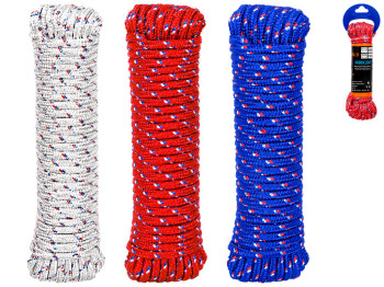 Веревка полипропиленовая Kmt Tools, 10м×0,4см, 3 цвета (цена за 1шт)