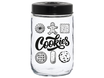 Банка Herevin Jar-Black Cookies, 660мл, 8699038109988