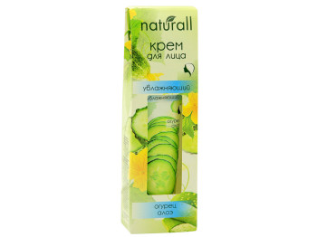 Крем для обличчя Naturall Spa "Огірок і алое" зволожуючий 40мл