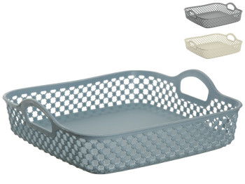 Корзинка ажурная с ручками L 25,2х24х7,5см