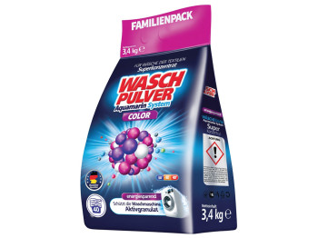 Пральний порошок Wasch Pulver Color для автоматичного прання, 3,4 кг