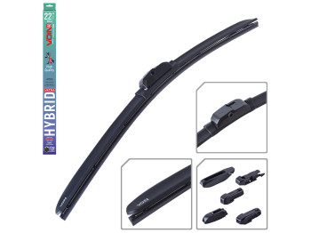 Щетки стеклоочистителя гибридные VOIN 22" 56см (TPX6M-22") HYBRID Ultra, 6 адаптеров (VHU-22560)