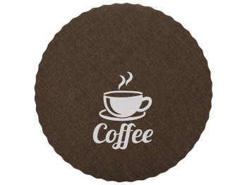 Серветка сервірувальна Coffee (плейсмат), колір - коричневий, 38см