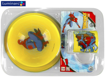 Набор обеденный детский Luminarc "Spiderman Comic Book" 3 предмета в коробке 11778