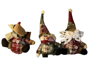 Фигурка-подвеска новогодняя Santa&Co, 20см