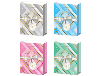 Пакет подарочный бумажный S Оrnaments, 17,5x24x8см