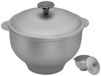 Казан кухонно-пічний Prolis з литими ручками та кришкою 4л 10270/ПК-004