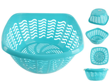 Сухарниця пластикова Консенсус, 25x25см (Бірюза)