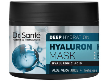 Маска для волос Dr.Sante Hyaluron Hair Deep hydration с алоэ вера и трегалозой 300мл