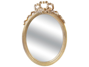 Дзеркало овальне в рамі, 95см, колір - золото