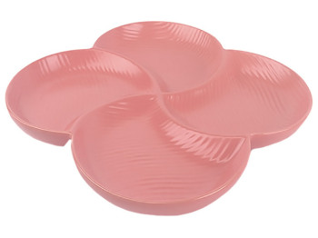 Менажница фарфоровая Pink 11" 28,5х28,5х2,5см