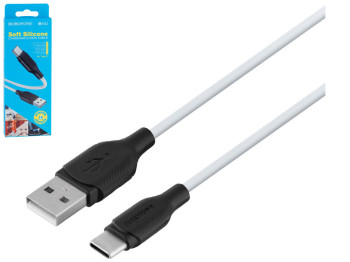 Кабель USB Borofone BX42 Silicone Type-C, Белый