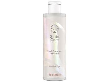 Гель для бритья Venus Satin Care 2-в-1, для интимной зоны, без спирта, 190мл