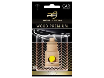 Освежитель воздуха жидкий Real Fresh Wood Premium Gold, 5мл