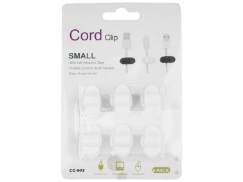 Держатель для проводов 10х4,5см (цена за набор 6шт)