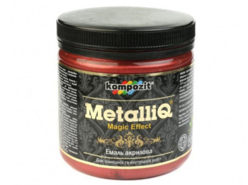 Эмаль акриловая MetalliQ "Красное вино" 0,5л