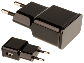 Зарядное устройство Grand-X CH-03 USB 5В 2,1A Black с защитой от перегрузки