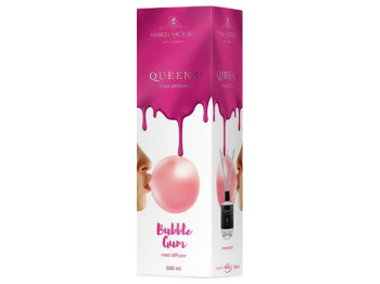 Ароматизатор жидкий для дома/офиса Tasotti Car & Home QUEENS White, Bubble Gum, 100мл