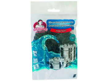 Скребок кухонный Помічниця "Жесткий" металлический 1шт