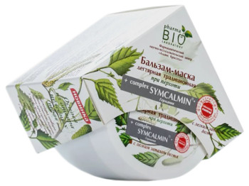 Бальзам-маска "Pharma Bio" - "Дігтярна" традиційна від лупи 300мл