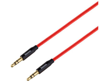 Кабель Aux Baseus Yiven Audio 1.5m CAM30-C Цвет Красно-Чёрный, 91