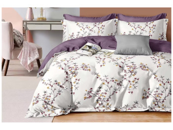 Комплект постельного белья Soho Евро Lounge, 200x230см, Vintage Violet, 6900069941938