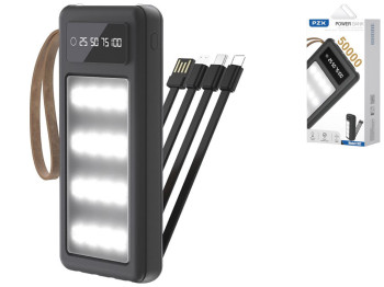 Універсальна Мобільна Батарея Kingleen PZX C162 50000 mAh Колір Чорний