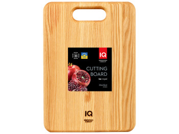 Дошка обробна Iq Be Royal, з ясена, з ручкою, 35×25×2 см