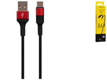 Кабель USB Borofone BX21 Micro, Червоний