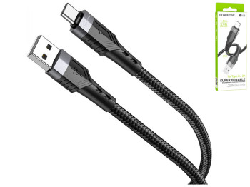 Кабель USB Borofone BU35 Type-C 1,2m, Чорний