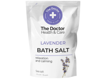 Соль для ванн "Домашний доктор" с экстрактом лаванды дой-пак 500г