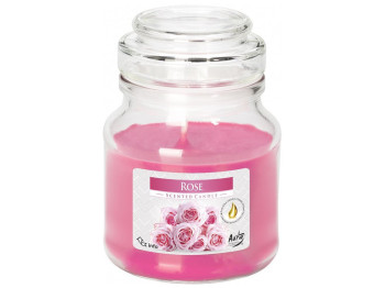 Свічка ароматична Bispol (snd71-78) Троянда в скляній банці, 28 годин 120г