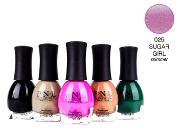 Лак для ногтей P.N.L №025 SUGAR GIRL Shimmer 15мл15ml
