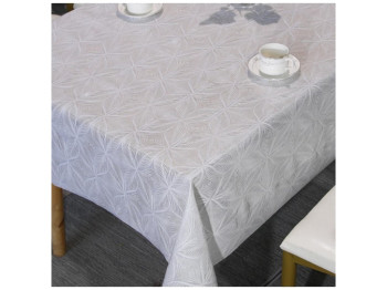 Клейонка Lace, ПВХ, 1,37×20м, колір білий, дизайн Geometric Leaf (ціна за рулон)