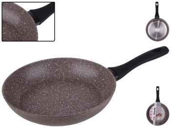 Сковорода алюминиевая без крышки GUSTO инд. дно, покрытие Amber Stone D26х5см GT-2106-26