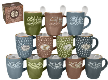 Чашка з ложкою "Coffee" 350мл